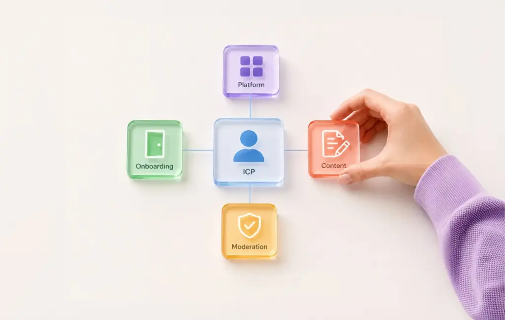 How to Build a Social Media Community (ICP-First Guide)