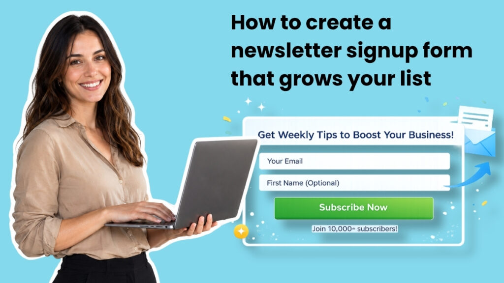 How to create a newsletter signup form that grows your list