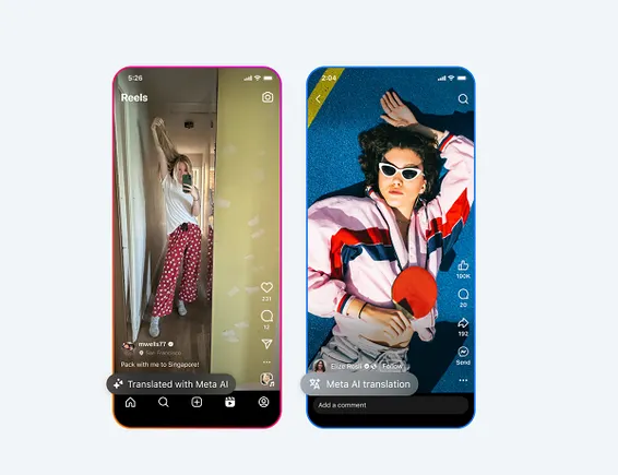 Instagram Reels adds more AI translations