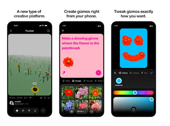 Meta launches Pocket creative app