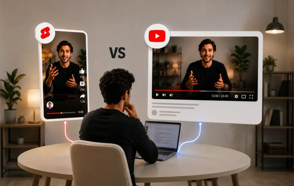 YouTube Shorts vs Long Form for Brands (2026 Guide)