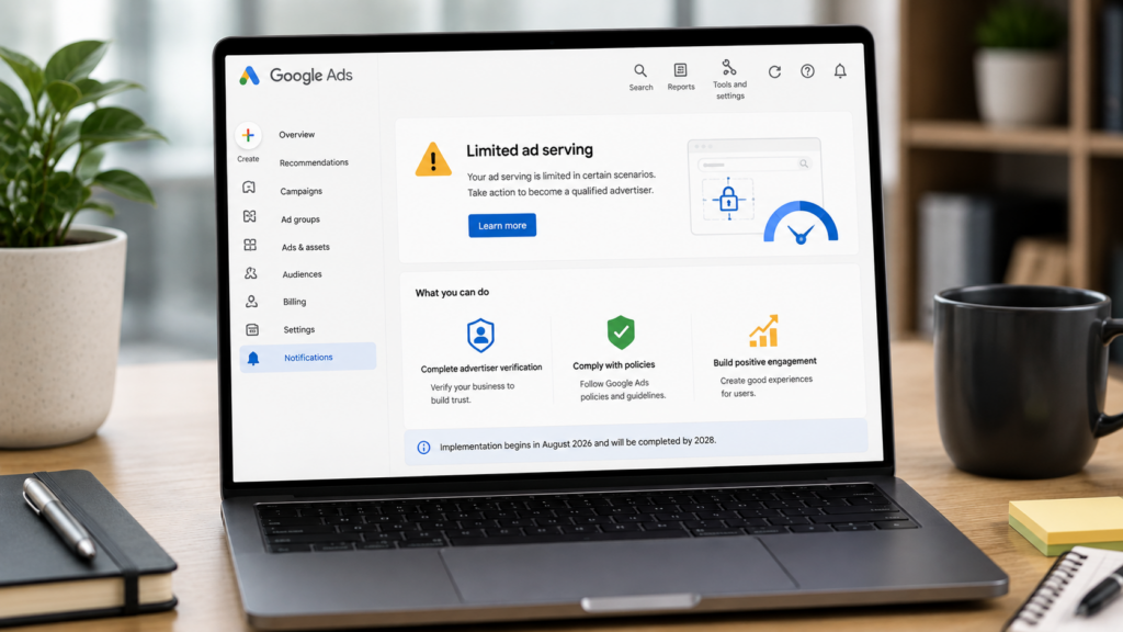 Google expands Limited Ad Serving policy across all Ads