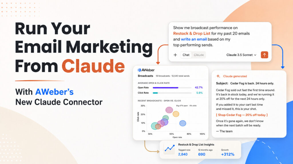 Run Your Email Marketing From Claude With AWeber's New Claude Connector