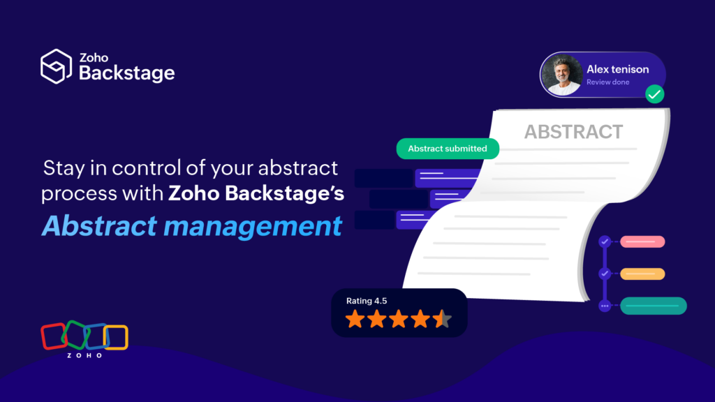 Zoho Backstage now has Abstract Management built in